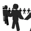 People in circle